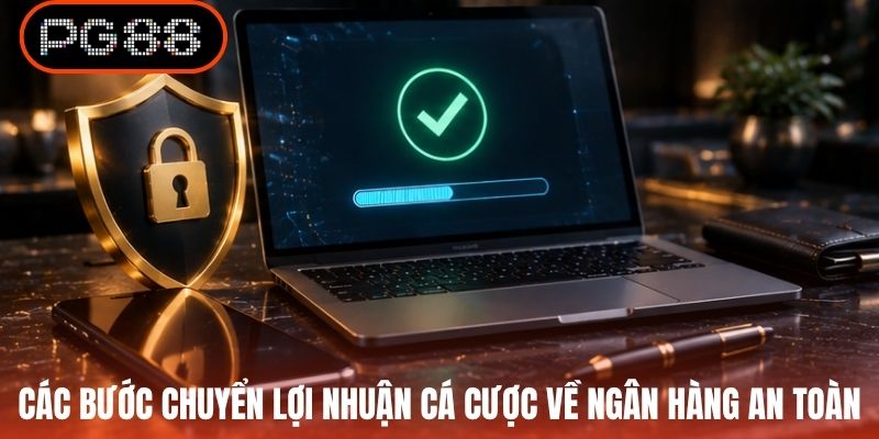 Các bước chuyển lợi nhuận cá cược về ngân hàng an toàn