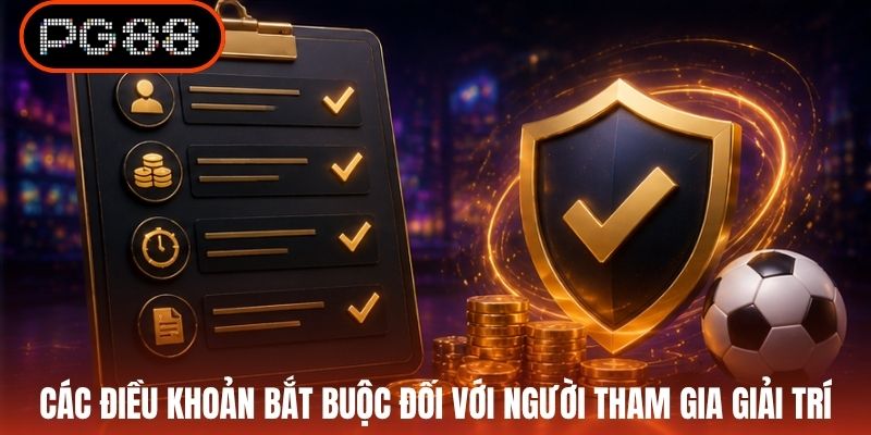 Các điều khoản bắt buộc đối với người tham gia giải trí