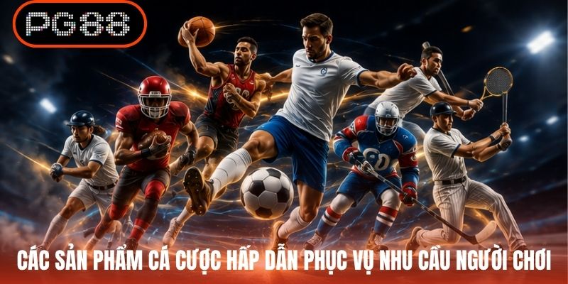 Các sản phẩm cá cược hấp dẫn phục vụ nhu cầu người chơi