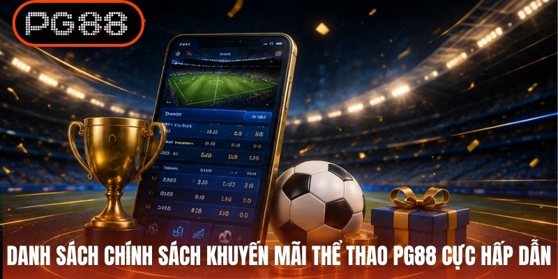 Danh sách chính sách khuyến mãi thể thao PG88 cực hấp dẫn
