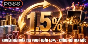 Khuyến Mãi Hoàn Trả PG88 | Hoàn 1.5% - Không Giới Hạn Mốc