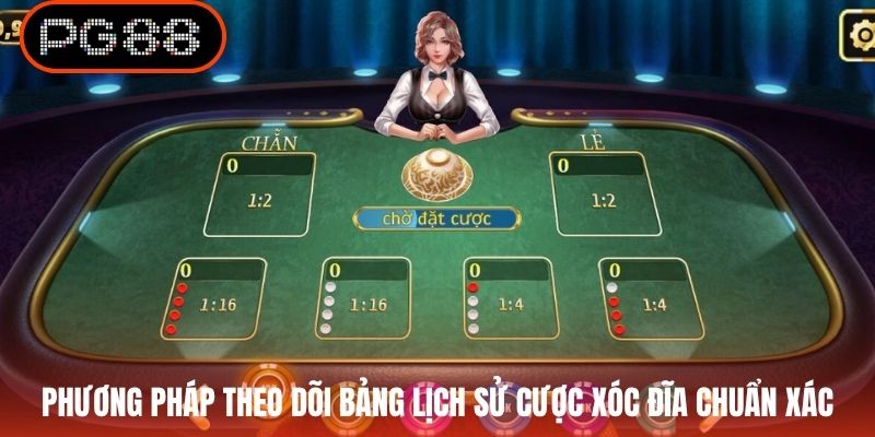Phương pháp theo dõi bảng lịch sử cược xóc đĩa chuẩn xác