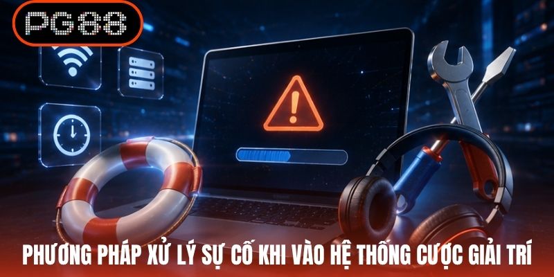 Phương pháp xử lý sự cố khi vào hệ thống cược giải trí