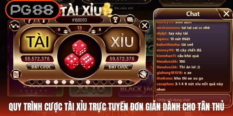 Quy trình cược Tài Xỉu trực tuyến đơn giản dành cho tân thủ