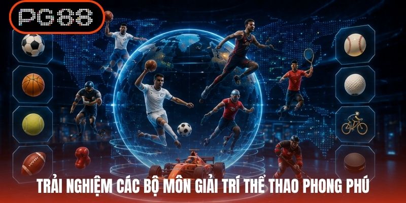 Trải nghiệm các bộ môn giải trí thể thao phong phú